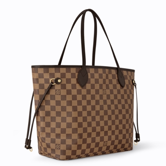 Louis Vuitton LV Damier Ebene N40599 Neverfull MM In GREAT Condition Cherry Red - Picture 2 of 15